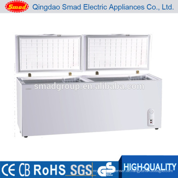 Dual-Temperatur-Kühlraum und Tiefkühlschrank horizontal große Tiefkühlschrank